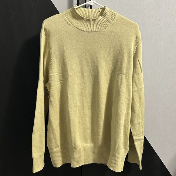 NWT Old Navy Light Green Mock Neck Sweater Women's Size 2X - Picture 1 of 7